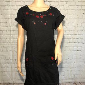 SHIPSHE Vintage fringe edge cute lady bug dress with hearts